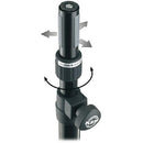 K&M 21366 Adjustable Subwoofer To Satellite Speaker Pole Rod Black - Red One Music