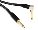 Boss BIC-10A 1/4" Straight to 1/4" Right Angle Instrument Cable - 10 foot