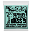 Ernie Ball 2850EB Nickel Wound Super Long Scale Slinky 5 String Bass Strings - .045-.130