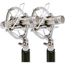 Warm Audio WA-84-C-N-ST Small Diaphragm Condenser Microphone (Stereo Pair, Nickel) - Red One Music