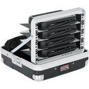 Pack mobile sans fil Gator GM-4WR pour 4 systèmes de microphones sans fil