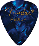 Fender Médiator de guitare 351 Shape Classic Celluloid 1 Gross – Bleu Moto – Moyen, 144 pièces