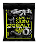 Cordes de guitare Ernie Ball 2728EB Cobalt Slinky 7 cordes - Regular .010-.056