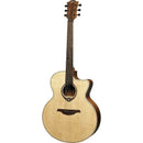 Lag Guitars T177JCE Tramontane 177 Guitare électrique acoustique Jumbo Pan coupé avec EQ - Naturel