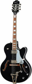 Epiphone ETSW Emperor Swingster Guitare électrique Hollowbody (Noir vieilli brillant)