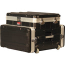 Gator GRC-STUDIO4GO-W Étui de style ATA avec roulettes pour appareil d'enregistrement en rack 4U et ordinateur portable
