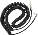 Fender JIMI HENDRIX VOODOO CHILD Coiled Instrument Cable (Black) - 30'