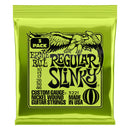 Ernie Ball 3221EB 3-Pack Regular Slinky Electric Strings 10-46
