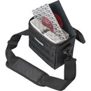 Magma MGA43026 45 Record-Bag 50 Travel Bag for up to 50 7" Records (Black/Khaki)