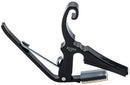 Kyser KGDBA Capodastre pour guitare classique Drop D à changement rapide - Noir