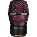 SE Electronics SE-V7MC2/BLACK Supercardioid Mic Capsule for Sennheiser Handheld Transmitters (Black Grill and Black Body)