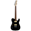 Michael Kelly MK59FGBJRC Guitare électrique 59 trous Thinline "F" P-90S - Noir brillant