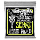 Ernie Ball Coated Reglr Slinky 3121Eb Coated Electric Titanium Rps Regular Slinky Set 010 - 046 - Red One Music