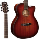 Cort CORE-OC-ABW-OPLB - Guitare acoustique OM Body avec étui - Blackwood Light Burst