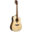 Lag Guitars THV20DCE Tramontane HyVibe 20 Guitare électrique acoustique pan coupé avec Bluetooth - Satin naturel