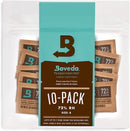 Boveda B72-08-10P Lot de 10 contrôles d'humidité à 2 voies 72 % RH