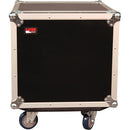 Gator G-TOUR 14U CAST Tour Style ATA Flight Rack Case w/ Casters - 14U, 19" Deep
