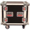 Gator G-TOUR 14U CAST Tour Style ATA Flight Rack Case w/ Casters - 14U, 19" Deep