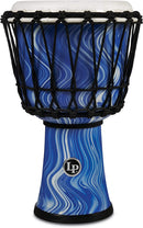 Latin Percussion LP1607BL World Rope Circle Djembe - 7" (Blue)