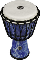 Latin Percussion LP1607BL World Rope Circle Djembe - 7" (Blue)