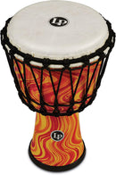 Latin Percussion LP1607OM Djembé World Rope Circle - 7" (marbre orange)