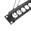 Adam Hall 19" U-Shaped Rack Panel 16 Sockets 1U with Tie Bar