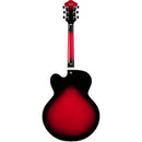 Ibanez AF75TRS Artcore Series Hollow Body Electric Guitar (Transparent Red Sunburst)