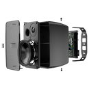 Audac ARES5A Système de haut-parleurs actifs stéréo 2 voies - 5,25" (Noir)