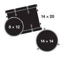 Gretsch Drums CC2-J403-PB Catalina Club 3-Piece Shell Pack (Piano Black)