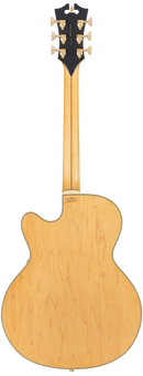 D'Angelico DAD59SHNGT Guitare électrique à corps creux (miel satiné)