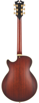 D'Angelico DADSSSBBGT Guitare électrique semi-creuse (Satin Brown Burst)