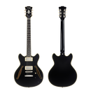 D'Angelico DAEMDCTSBKSNS Guitare électrique semi-creuse (noir)