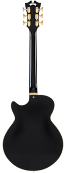 D'Angelico EXCEL SS Series Semi Hollow-Body Electric Guitar (Solid Black)