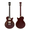 D'Angelico DAEMDCTSWNSNS Guitare électrique semi-creuse (vin solide)
