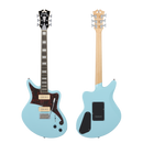 D'Angelico DAPBEDSBMCTR Guitare électrique (Bleu ciel)