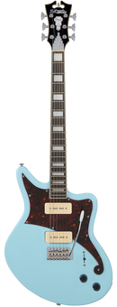 D'Angelico DAPBEDSBMCTR Guitare électrique (Bleu ciel)