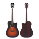 D'Angelico DAPLSD500SVSBCP Bowery LS Dreadnought CE (Satin Vintage Sunburst)