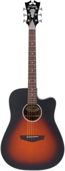 D'Angelico DAPLSD500SVSBCP Bowery LS Dreadnought CE (Satin Vintage Sunburst)