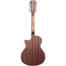 D'Angelico PREMIER FULTON Series 12-String Acoustic Electric Guitar (Aged Mahogany)
