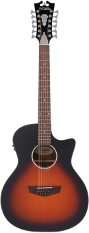 D'angelico PREMIER FULTON LS 12-String Acoustic Electric Guitar (Satin Vintage Sunburst)