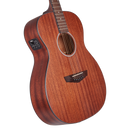 D'Angelico DAPLSOMMAHCP PREMIER TAMMANY Series - Guitare électrique acoustique Tammany LS Orchestra - Acajou satiné
