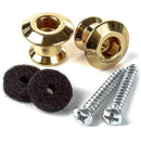 Dunlop 2PSLS034G STRAPLOK® Dual Design Strap Button Set - Gold