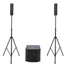 Db Technologies ES503 Système de sonorisation de haut-parleurs colonnes portables compatibles Bluetooth avec mélangeur et supports intégrés