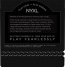 D'Addario NYXL1156 Cordes électriques enroulées en nickel – Dessus moyen/Bas extra lourd 11-56