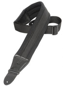 Levy's PM48NP3 Sangle de guitare rembourrée en néoprène - 3" (Noir)