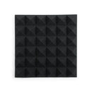 Gator Frameworks GFW-ACPNL1212PCHA-8PK 12X12 "Panneau pyramide acoustique - Charcoal, 8 pack