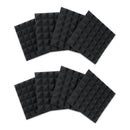Gator Frameworks GFW-ACPNL1212PCHA-8PK 12X12 "Panneau pyramide acoustique - Charcoal, 8 pack