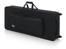 Gator GK-61 Étui léger et rigide en mousse EPS pour clavier 61 touches avec roulettes