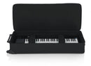 Gator GK-61 Étui léger et rigide en mousse EPS pour clavier 61 touches avec roulettes