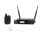 Shure GLXD14R+ Dual Band Wireless System with GLXD4R+ Half-rack Receiver GLXD1+ Bodypack Transmitter and MX153 Earset Microphone